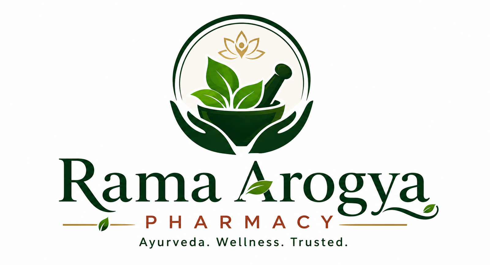Rama Arogya Pharmacy logo — Ayurveda, Wellness, Trusted
