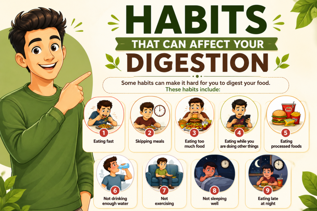 Habits that can affect your Digestion 