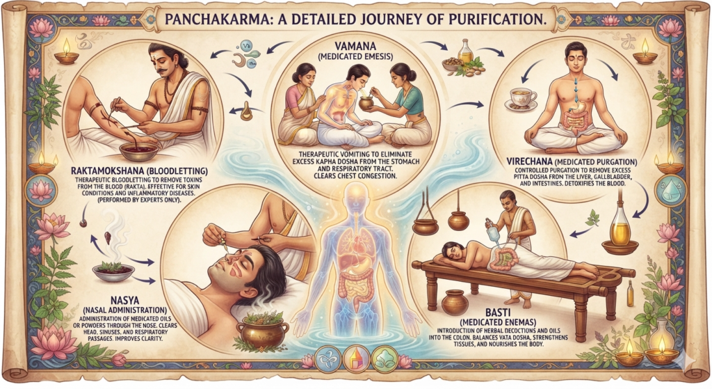 Panchakarma Steps/Process 