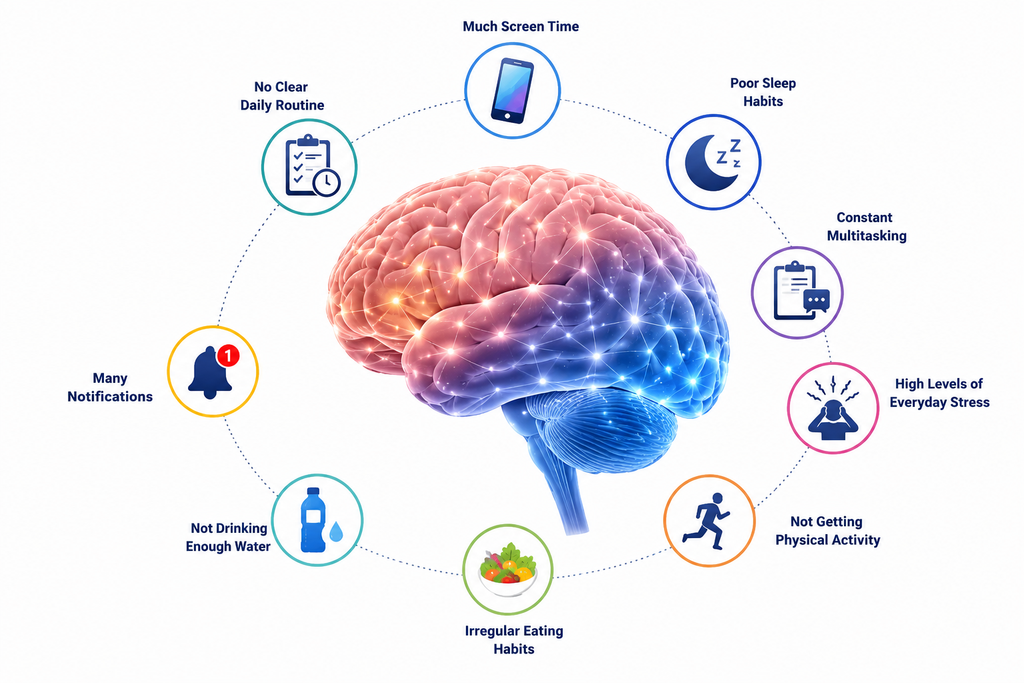 What habits can effect your brain health