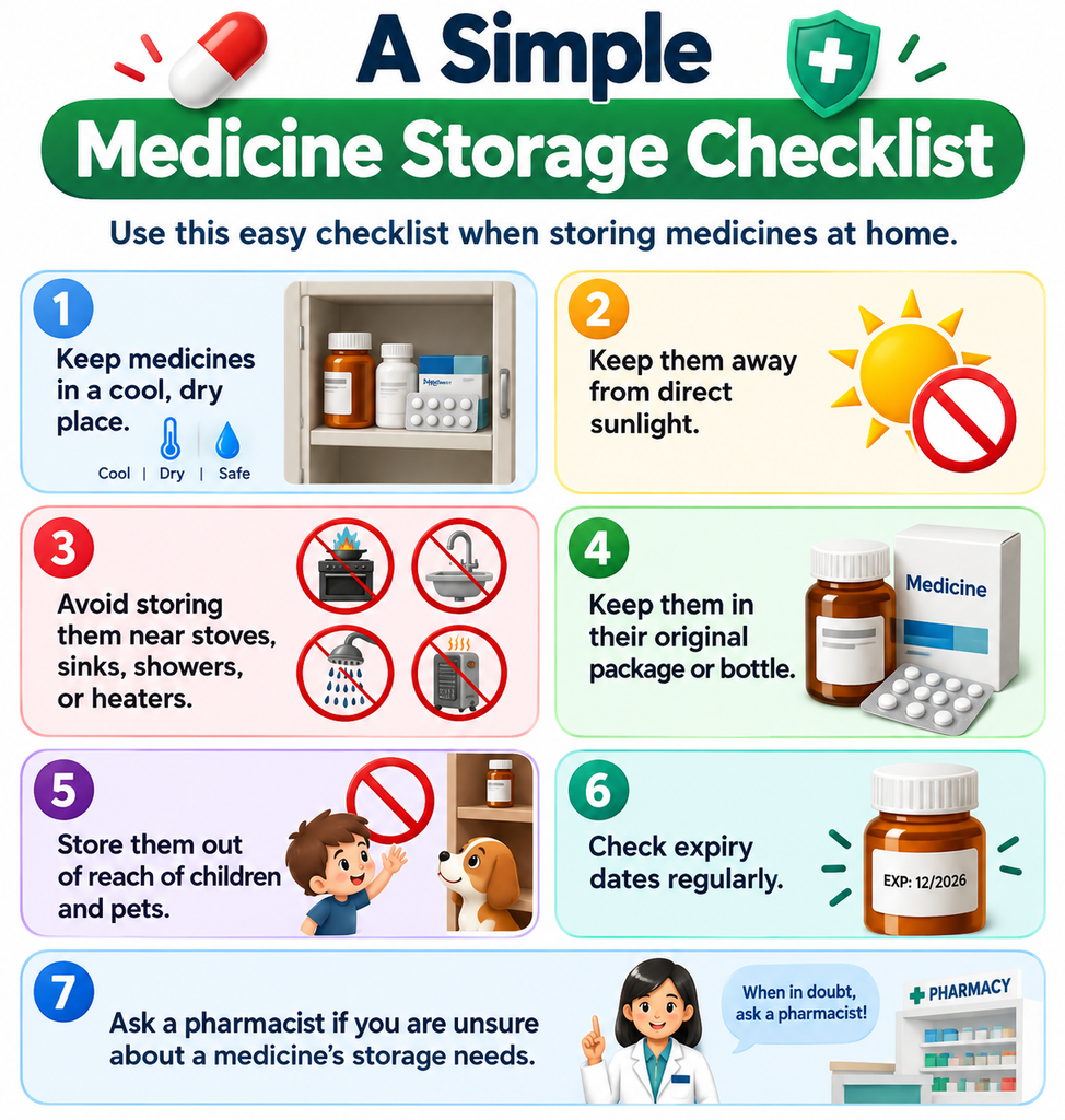 Medicine Storage Checklist