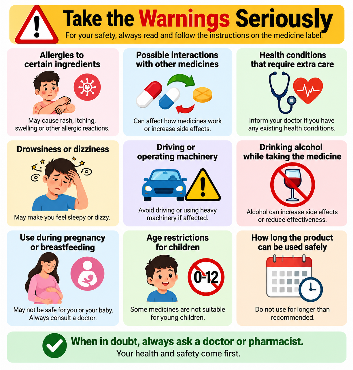 Warnings 

